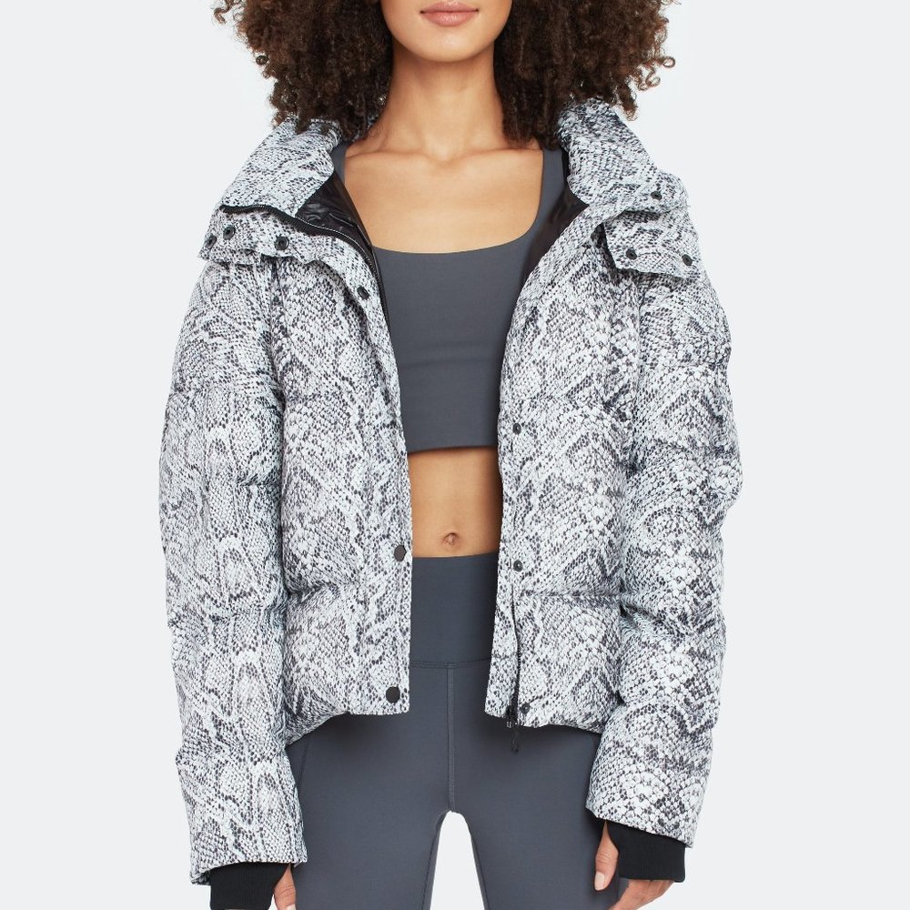 NWT Varley Highland Snake Puffer Jacket